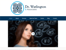 Tablet Screenshot of drwatlington.com
